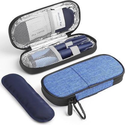 Insulin Cooler Travel Case Diabetic Medication Insulated Cool Organizer by Gelozid
