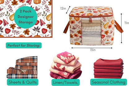 Canvas Storage Bags 2 Pack - Image 2