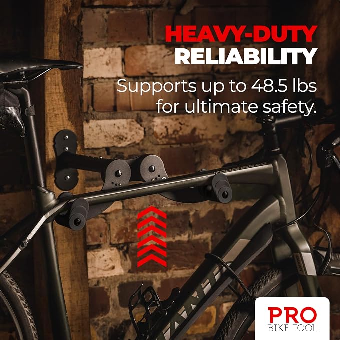 PRO BIKE TOOL Bike Rack Garage Wall Mount - Image 5