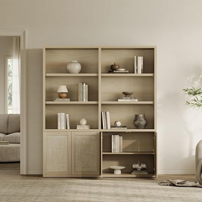 SICOTAS 70.5" Tall Bookshelf - Image 5