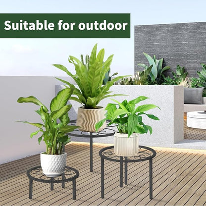 5 Pack Metal Plant Stands, Heavy Duty Potted Holder - Image 7