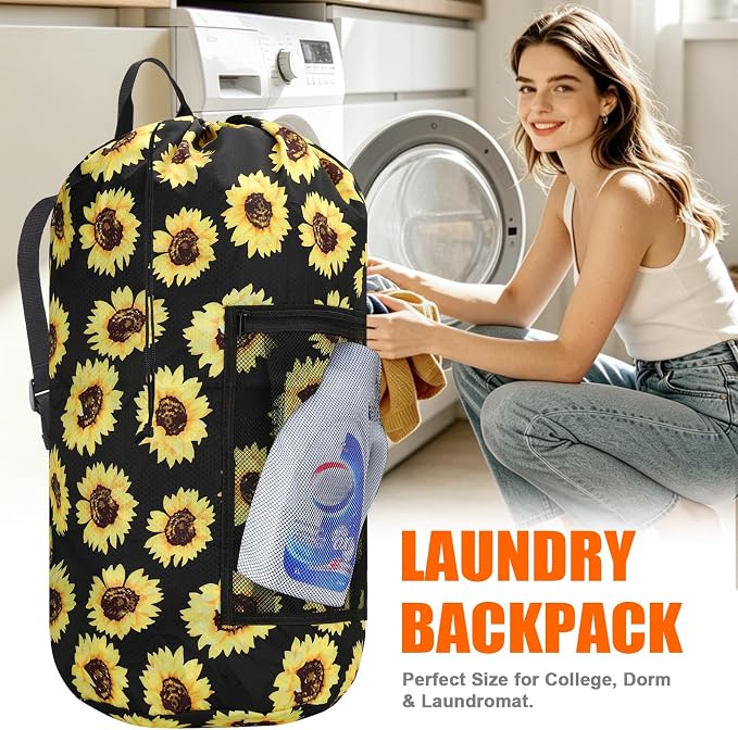 Laundry Bag Backpack Durable Laundry Bag - Image 4