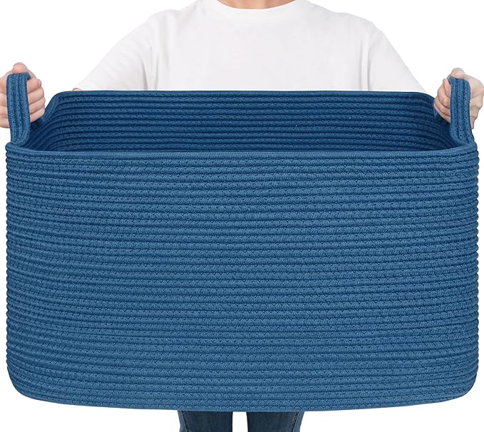 Goodpick Large Blanket Basket, Storage Baskets by Goodpick