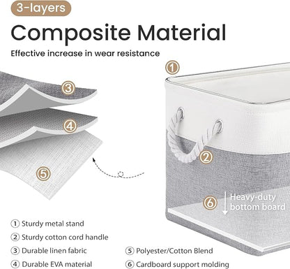 15x11x10 In Foldable Fabric Large Storage Bins - Image 2