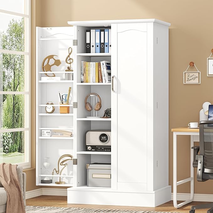 kepptory 47” Pantry Cabinet, Kitchen Pantry Storage Cabinet - Image 3