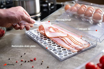 Pikanty Bacon Container for Refrigerator - Image 4