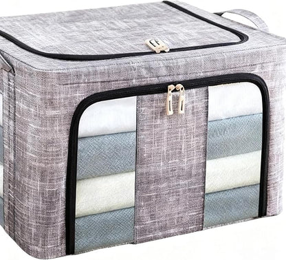 Storage Bins for Clothes, 66L Waterproof Stackable Bag, Large Clothes Storage - Image 6