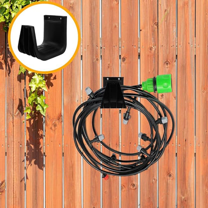 Amosfun Wall Mounted Vacuum Cleaner Hose Hook Space Saving Hose Holder Wall - Image 5