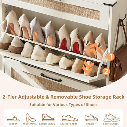 LEYAOYAO Shoe Cabinet Storage for Entryway - Image 6