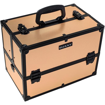 SHANY Essential Pro Makeup Train Case Cosmetic Box Portable Makeup Case - Image 6