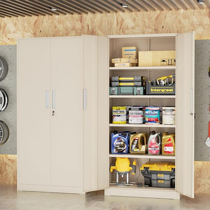 INTERGREAT Tall Metal Storage Cabinet, Utility Cabinets - Image 2