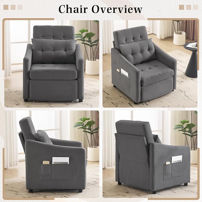 Bezseller Sleeper Sofa Chair Bed - Image 4
