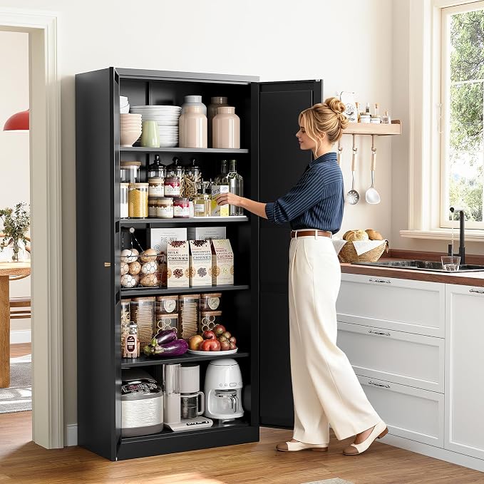 Yizosh Metal Storage Cabinet - Image 4