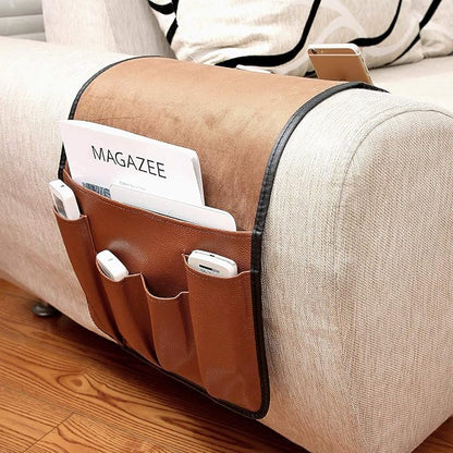 IPENNY No-slip Leather Sofa Couch Remote Control Holder Chair Armrest Caddy by Unknown