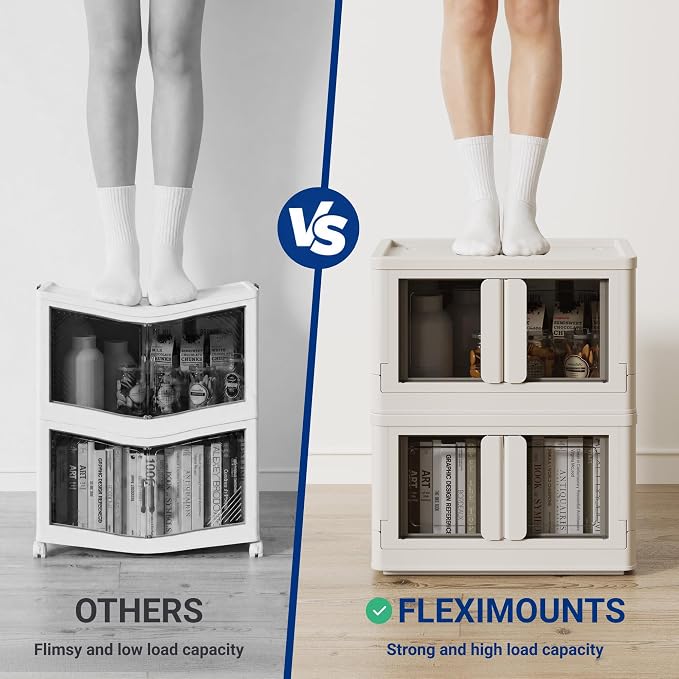 FLEXIMOUNTS 75 QT Stackable Storage Bins - Image 4