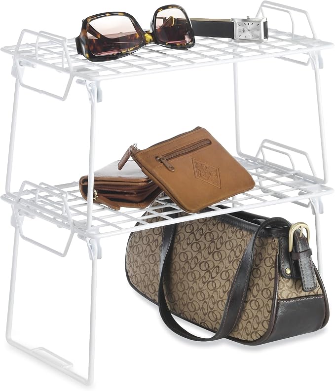 Whitmor Wire Grid Stacking Shelf Small - Image 9
