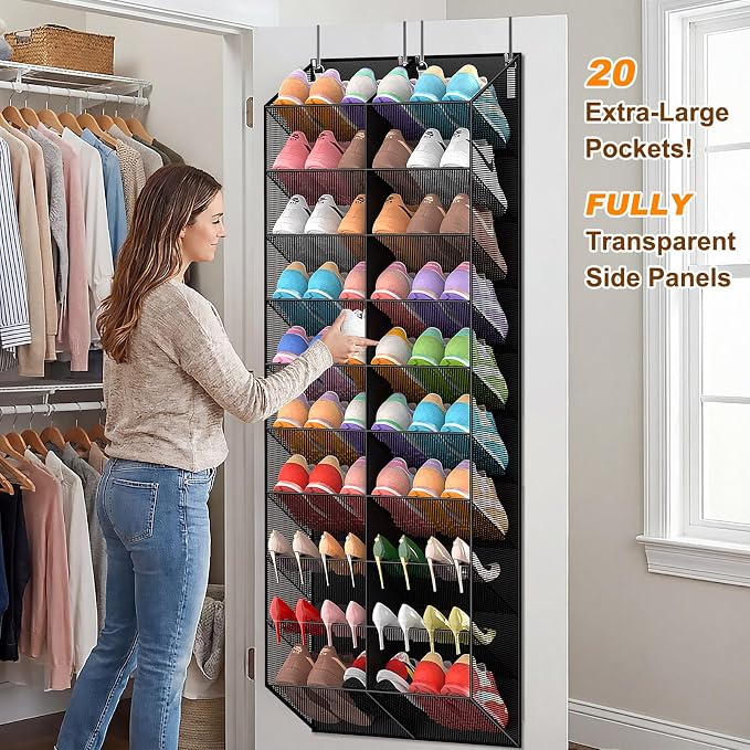 UVIAHOMI Over the Door Shoe Organizer - Image 4