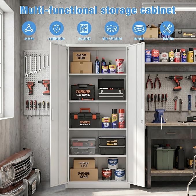 SUXXAN Metal Storage Cabinet - Image 4