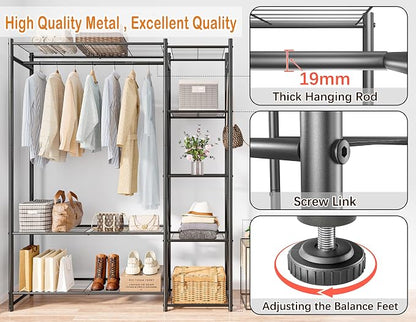 Wardrobe Closet, Portable Clothes Rack - Image 4