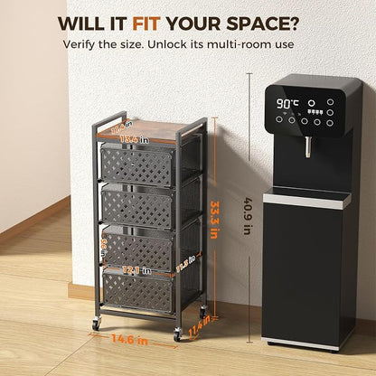 5 Tier Kitchen Storage Cart - Image 7