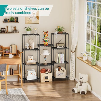 SINGAYE Metal Shelves Wire Shelving：Storage Rack Standing Units Shelf - Image 6