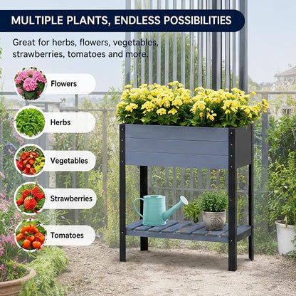 Raised Garden Bed with Metal Legs - Image 5