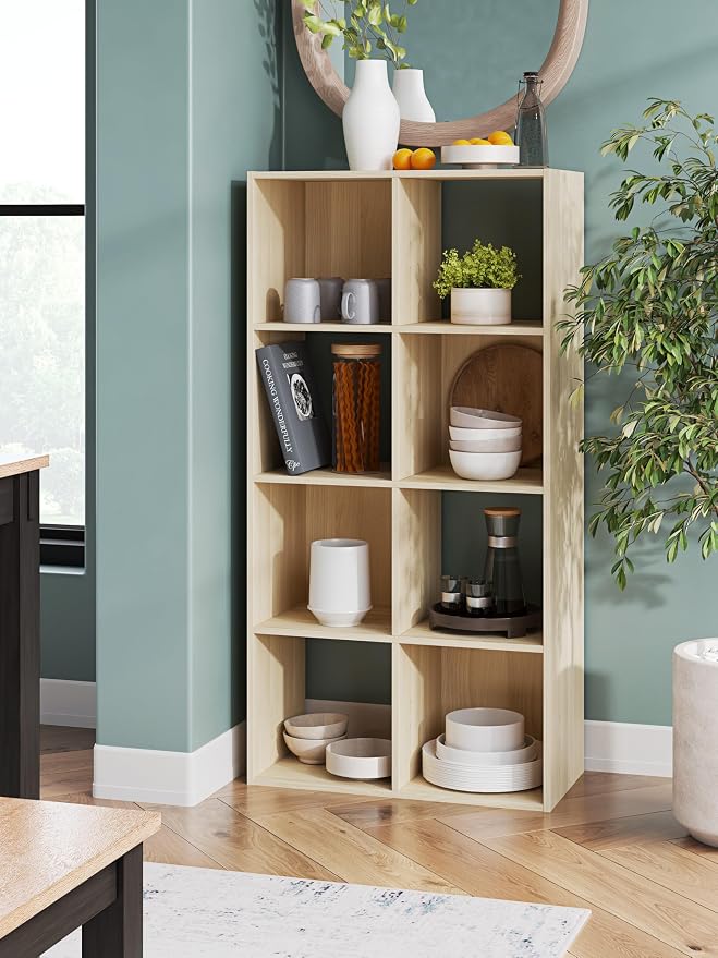 Signature Design by Ashley Piperton Contemporary 4-Tier Floor Standing 8 Cube - Image 8
