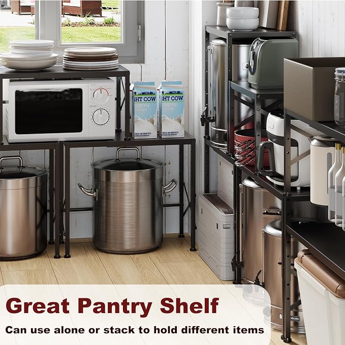 Expandable 110 LBS Heavy Duty Storage Shelves, Metal Shelving Unit - Image 6