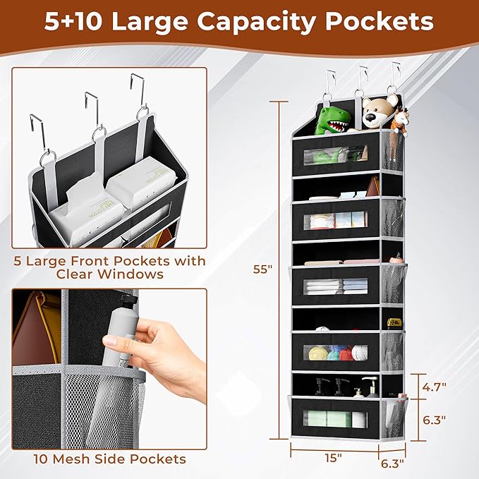 5 Tier Over The Door Organizer - Image 2