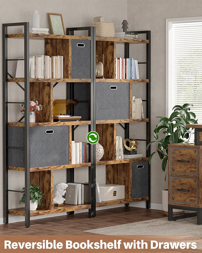 Armocity Bookshelf with Drawers - Image 5