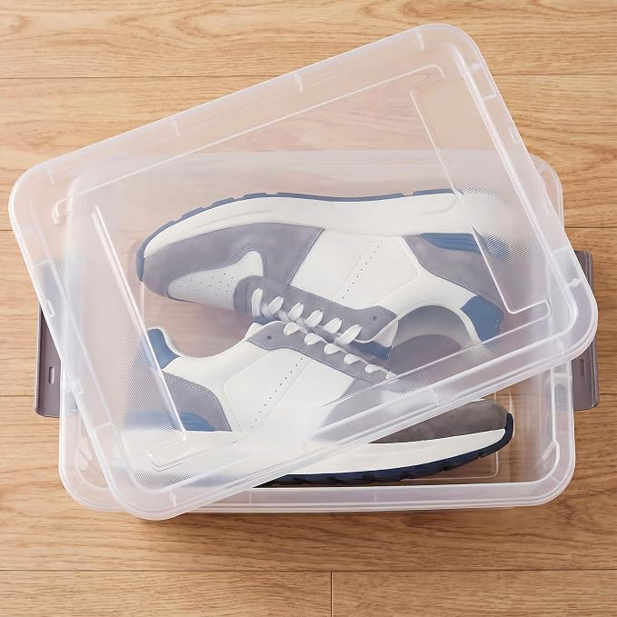 CITYLIFE 6 Packs 17 QT Plastic Storage Bins - Image 8