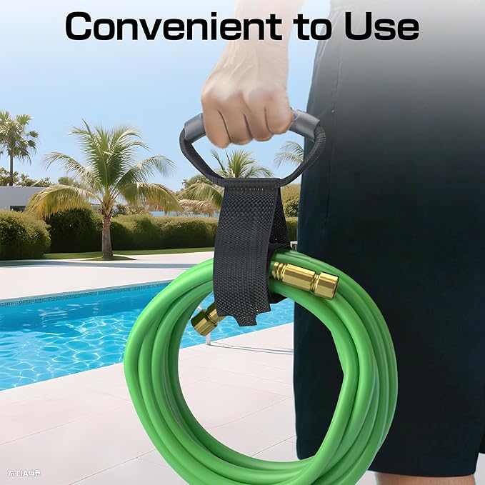Easy-Carry Extension Cord Storage Straps 26" Black Carrying Strap Heavy Duty - Image 3