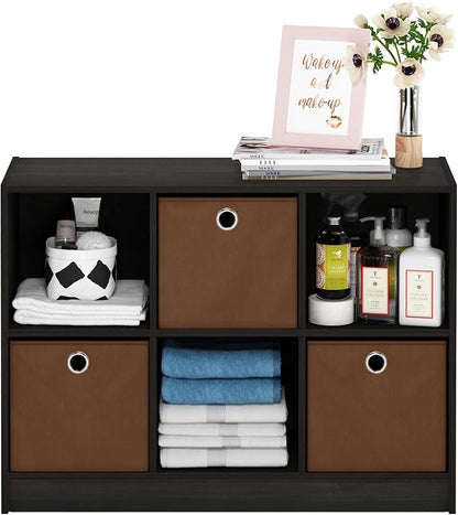 Furinno Basic 3x2 Cube Storage Bookcase Organizer - Image 5