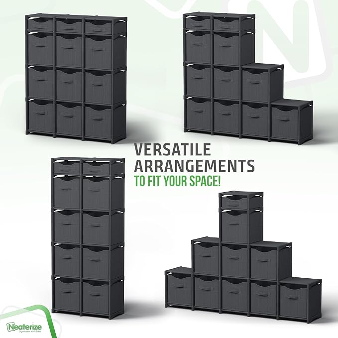 12 Cube Closet Organizers And Storage | Includes All Storage Cube Bins | Easy - Image 4