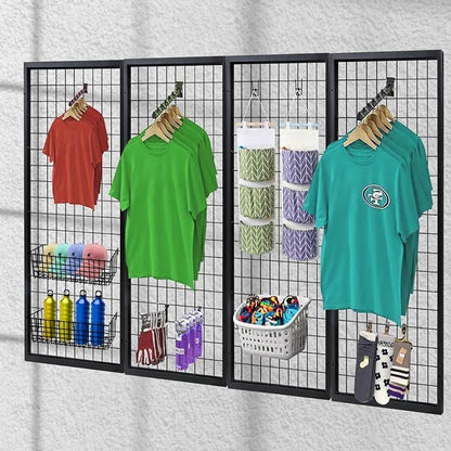 Eastern Tree Metal Grid Wall Panels, Gridwall Display Stand, Heavy Duty - Image 7