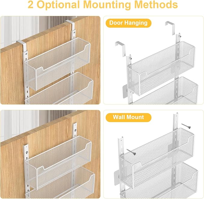 VyGrow Over the Door Organizer, 8-Tier Pantry Organizer - Image 6
