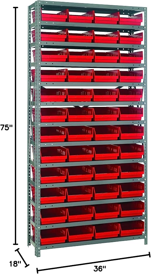 Quantum Storage Systems 1875-108RD Steel Shelving Unit - Image 2
