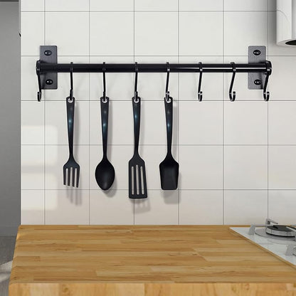 Dseap Kitchen Utensil Holder Hanger, Pot and Pan Rack Wall Mounted, Kitchen Rail - Image 4