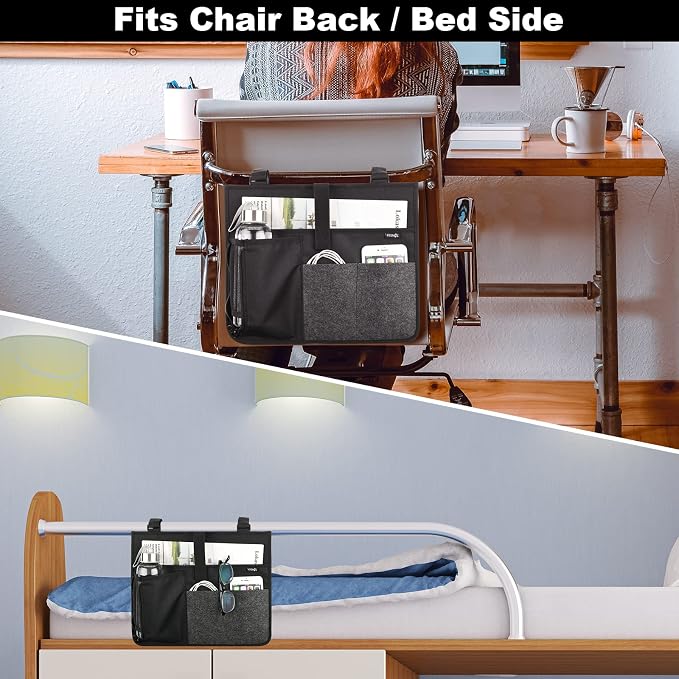 Cosmos Armrest Chair Side Organizer Bedside Caddy Organizer Bed Buk Storage Bag - Image 7