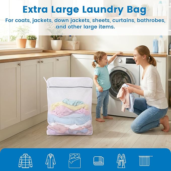 Dntorx 2 Pack X-Large Mesh Laundry Bags - Image 8