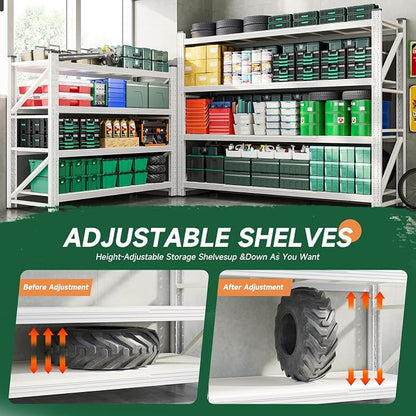 Letaya 4000LBS Storage Shelves Heavy Duty, 4 Tier Adjustable Utility Rack Shelf - Image 4