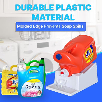 TidyFriend No-Spill Liquid Laundry Detergent Dispenser Holder, Laundry Soap - Image 7