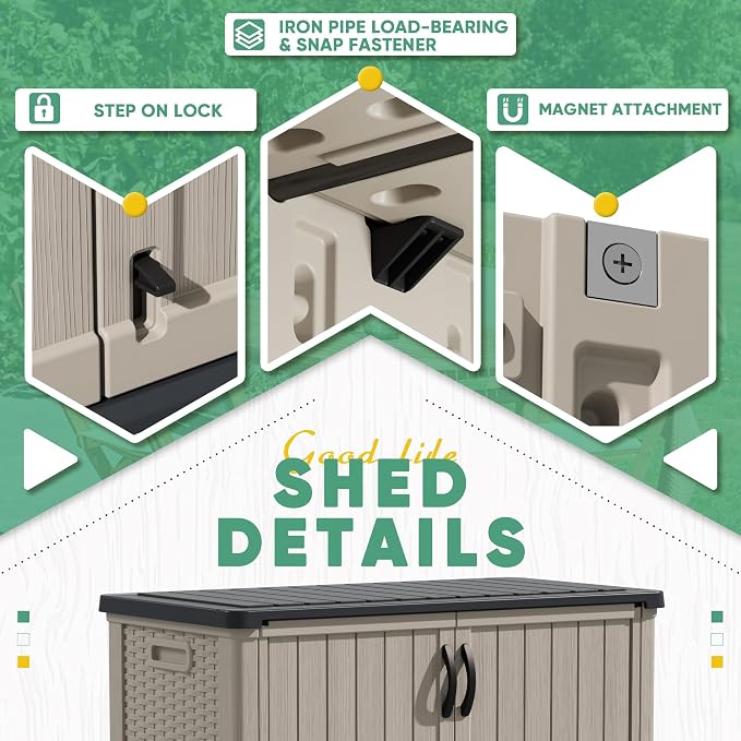 Devoko Outdoor Storage Cabinet 26 Cu Ft - Image 4