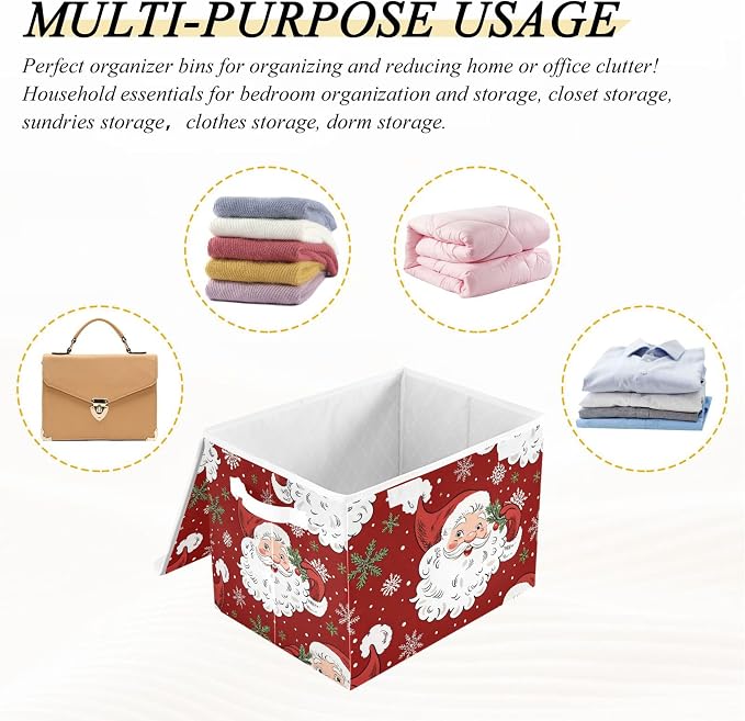 Christmas Santa Claus Storage Bins - Image 7