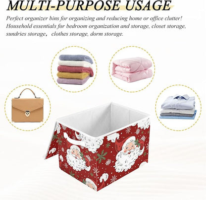 Christmas Santa Claus Storage Bins - Image 7