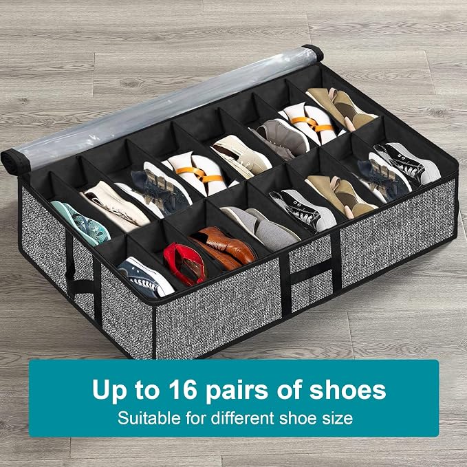 Under Bed Shoe Storage Organizer - Image 8