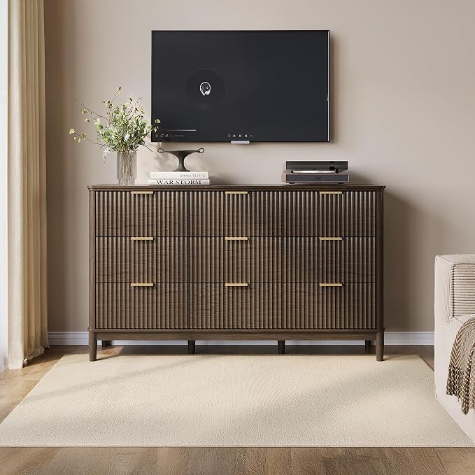 LINSY Fluted Dresser for Bedroom - Image 6