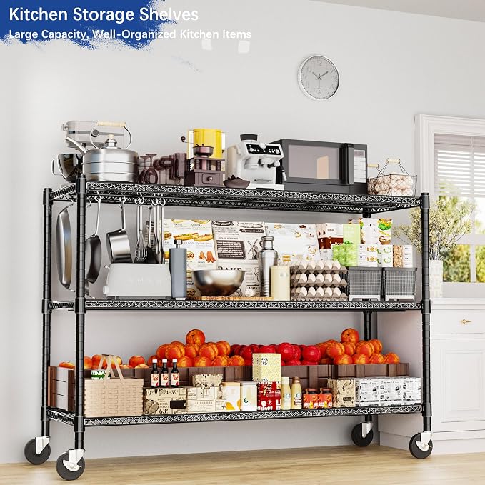 Heavy Duty Shelving, 51.6" H Garage Shelving Unit - Image 7