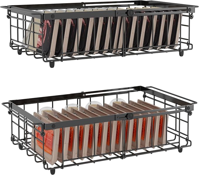 UMDONX Freezer Organizer Bins – Expandable from 11.2" to 17.7", Fit 5–10 Cu.Ft by UMDONXBuyNow