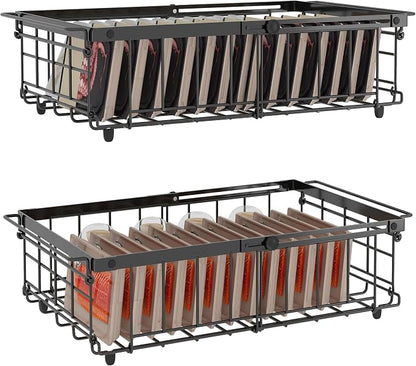 UMDONX Freezer Organizer Bins – Expandable from 11.2" to 17.7", Fit 5–10 Cu.Ft by UMDONXBuyNow